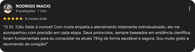 Depoimento de paciente 1