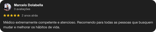 Depoimento de paciente 5